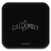 Black Cal Poly Mustangs Fast Charging Glass Wireless Charge Pad