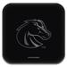 Black Boise State Broncos Fast Charging Glass Wireless Charge Pad