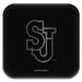 Black St. John's Red Storm Fast Charging Glass Wireless Charge Pad