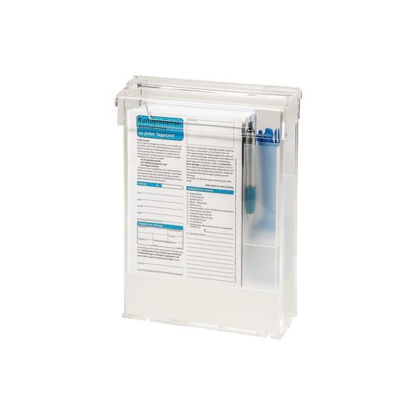 EICHNER Service-Box für 24-Stunden-Annahmetaschen transparent, 26x45x7.7 cm Image