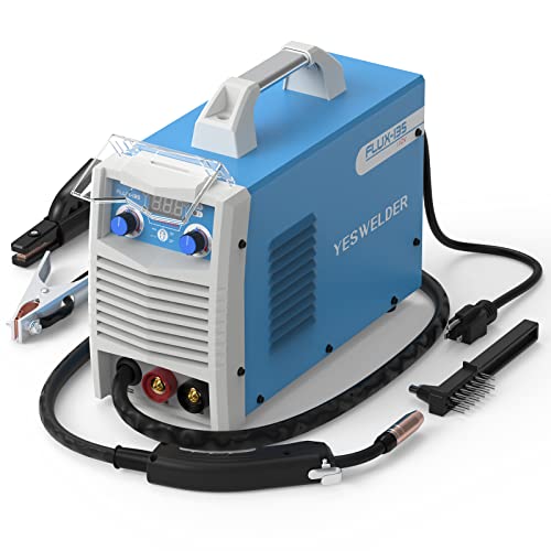 YESWELDER 135Amp MIG Welder,110V Flux Core Welder Flux MIG/Lift TIG/Stick 3-in-1 Welding Machine IGBT Inverter Welder