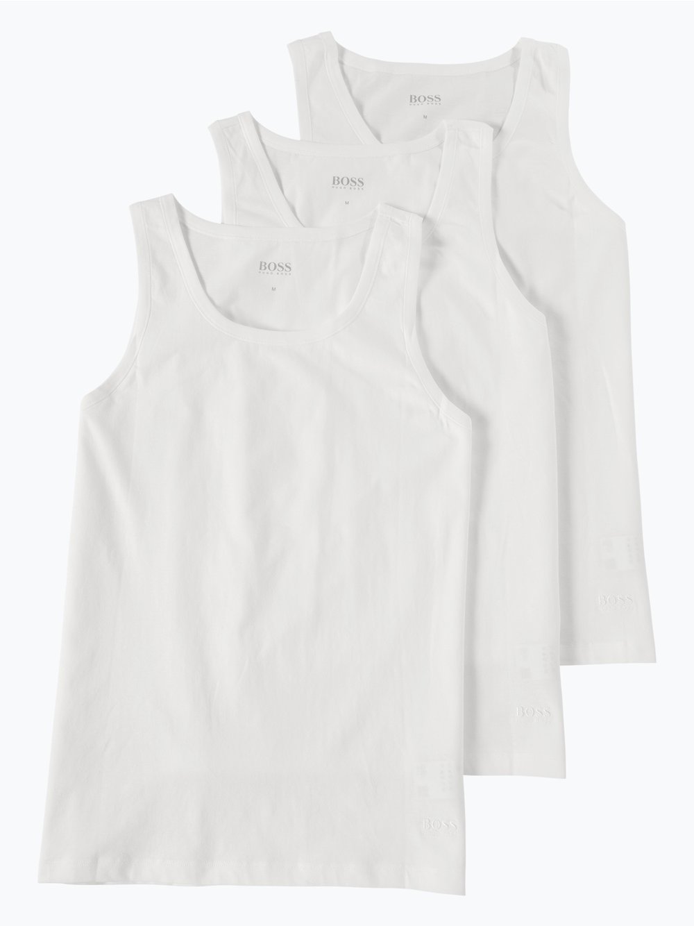 BOSS Unterhemd im 3er-Pack Herren weiß, L Image
