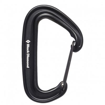 Black Diamond - Miniwire Carabiner - Schnappkarabiner grau/schwarz Image