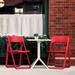 Joss & Main Armo Folding Patio Dining Side Chair Plastic/Resin in Red | 32.3 H x 19 W x 20.5 D in | Wayfair 5B59D7A9BEDA4B38A52B2E8F55BBD693