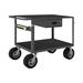 Durham Manufacturing Instrument Cart Metal in Gray | 35.5 H x 42.69 W x 25.13 D in | Wayfair IC24361DRPS10SPN95