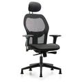 Inbox Zero Ergonomic Task Chair Upholstered in Gray | 44.25 H x 26.5 W x 26.5 D in | Wayfair 8042CD53F2B84C3D8FEC9B9D0E73227B