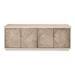 Sarreid Ltd Amalia 65" Wide Pine Wood Sideboard Wood in White/Brown | 24 H x 65 W x 17 D in | Wayfair 53417-3