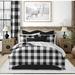 Gracie Oaks Rothana Duvet Cover Set Cotton Percale in Black | Queen Duvet Cover + 2 Shams | Wayfair 9F723AD26029434FA1B34F739B79B93B