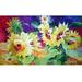 Alcott Hill® Kenbridge Summer Sunflower 30 in. x 18 in. Non-Slip Indoor Door Mat Synthetics | 18 W x 30 D in | Wayfair