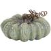 The Holiday Aisle® Rustic Terracotta Short Pumpkin Figurine w/ Vine Ceramic | 3.5 H x 6.5 W x 6.7 D in | Wayfair 7C52A34105C44CD2BD2FC4A6967C0C1D