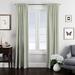 The Tailor's Bed 100% Cotton Ticking Stripe Room Darkening Rod Pocket Single Curtain Panel 100% Cotton in Green/Blue | 84 H in | Wayfair