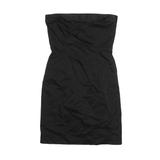 Express Cocktail Dress - A-Line: Black Solid Dresses - Women's Size 1