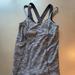 Lululemon Athletica Tops | Black Lululemon Athletic Tank | Color: Black/Gray | Size: 4