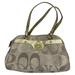 Coach Bags | Coach Large Gold Tan Jacquard Fabric Tote Bag $350 | Color: Gold/Tan | Size: Os