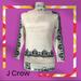 J. Crew Tops | J Crew Long Sleeve Top | Color: Black/Cream | Size: Xxs