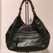 Kate Spade Bags | Kate Spade (14248) Olive Green/ Tan Leather Hobo | Color: Green/Tan | Size: 16” L X 9” H X 5” Base; 8” Handle Drop