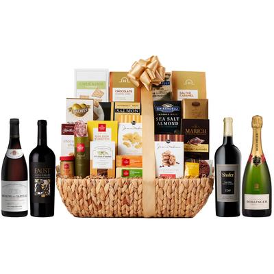 Super Grand Gourmet Wine Gift Basket