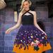 Disney Dresses | Last Dresshocus Pocus Disney Dress Shop Collectionrare | Color: Orange/Purple | Size: Various