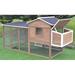 Tucker Murphy Pet™ Menachem Chicken Coop Solid Wood in Brown | 41 H x 87 W x 32 D in | Wayfair 8417317D950D4F7D9C901E6663DC3352