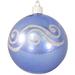 The Holiday Aisle® 4" (100mm) Ornament, Commercial Grade Shatterproof , Ball Decorated Ornaments Polar Blue in Blue/Gray | Wayfair