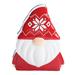 The Holiday Aisle® Christmas Gnome Free Standing Napkin Holder Ceramic in Blue/Red | 6 H x 4.9 W x 3.2 D in | Wayfair