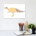 East Urban Home Iguanodon Pencil Drawing w/ Digital Color by Alice Turner - Graphic Art Print Canvas in Yellow | 8 H x 12 W x 0.75 D in | Wayfair