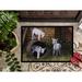 August Grove® Derion Goats Non-Slip Outdoor Door Mat Synthetics in White | 24 W x 36 D in | Wayfair 7AE027CC08274E97A565EC41CF2DB617