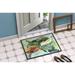 Highland Dunes Ksawery Loggerhead Turtle Family Non-Slip Indoor Door Mat Synthetics | Rectangle 1'6" x 2' 3" | Wayfair