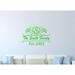Red Barrel Studio® Family Name Wall Decal Vinyl in Green | 15 H x 22 W in | Wayfair 9A12962B57D940919ABF34AD68816162