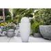 Latitude Run® Ciambrone Polystone Textured Round Sphere Water Fountain w/ Light in Gray | 25.6 H x 12 W x 12.2 D in | Wayfair