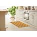 White 0.08 x 60 W in Kitchen Mat - Gracie Oaks Cathal Autumn Brezz Tartan Kitchen Mat Synthetics | 0.08 H x 60 W in | Wayfair