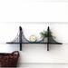 17 Stories Haney Metal Accent Shelf Metal in Black | 12 H x 28 W x 5 D in | Wayfair 9F2436D1B07F481A8EF13DE59CCA9CDD