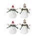 The Holiday Aisle® 4 Piece Terra Cotta Snowman Set Ceramic | 6.5 H x 5 W x 3 D in | Wayfair 6BAE02E417CF46CA9A50F5A251D64A92