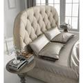 Rosdorf Park Preiss Solid Wood Upholstered Standard 3 Piece Bedroom Set Upholstered in Brown/Gray | King | Wayfair 79C65FD610D74CD4A70A85253EA0CDB1