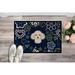 Winston Porter Toluca Flowers Labrador Non-Slip Outdoor Door Mat Synthetics | 0.2" H x 36" W x 24" D | Wayfair 3D48D296509E4738885962B27E69A2D3