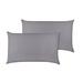 Red Barrel Studio® Balmes 300 Thread Count Pillowcase 100% Cotton/Sateen in Gray | King | Wayfair 04CE233F32CC409CAF5E097E144A2CB2