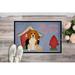 Winston Porter Jerimy Dog House Beagle Tricolor Non-Slip Outdoor Door Mat Rubber | 18 W x 27 D in | Wayfair B504DC5236E043F7A5BC17C6A7B07552