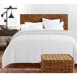 Ebern Designs 600 Fill Power All Season Comforter Down & Feather Blend, Cotton in White | 90 H x 106 W x 3 D in | Wayfair