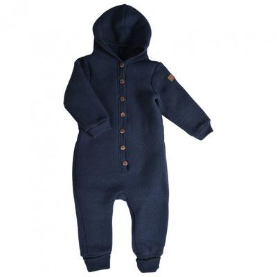 Mikk-Line - Kid's Wool Baby Suit with Hood - Overall Gr 104 blau