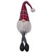 The Holiday Aisle® Sitting Gnome w/ Plaid Hat & Long Legs | 22.4 H x 3.7 W x 4.3 D in | Wayfair 864166CB89BD41B1A14B0AD68A7084F4