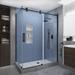 Aston Langham XL 52" - 56" W x 32" D x 80" H Frameless Rectangle Sliding Shower Enclosure | 80 H x 56 W x 32 D in | Wayfair