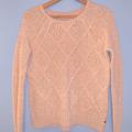 American Eagle Outfitters Sweaters | Light Pink Wool Sweater | Color: Cream/Pink | Size: M