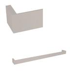 Rohl Quartile™ 24" Towel Bar Metal in Gray | 1.38 H x 2.219 D in | Wayfair QU102-STN