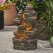 Millwood Pines Resin Rock Fountain | 23.5 H x 13.75 W x 9.5 D in | Wayfair 083772AD402B47C780E6E1733DE6CC47