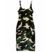 Zara Dresses | Camo Print Tank Dress | Color: Green/Tan | Size: S