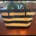 Kate Spade Bags | Kate Spade Adorable Black And Cream Striped Tote | Color: Black/Cream | Size: Os