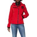 Superdry Women's Ottoman Technical Windcheater Jacket, Red (Red 17i), S (Size:10)