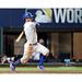 Chris Taylor Los Angeles Dodgers Unsigned 2020 MLB World Series Champions Hitting Photograph