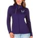 Women's Antigua Purple Charlotte Hornets Generation Full-Zip Jacket