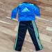 Adidas Matching Sets | Boys Adidas Jacket W/Matching Pants | Color: Black/Blue | Size: 7xb